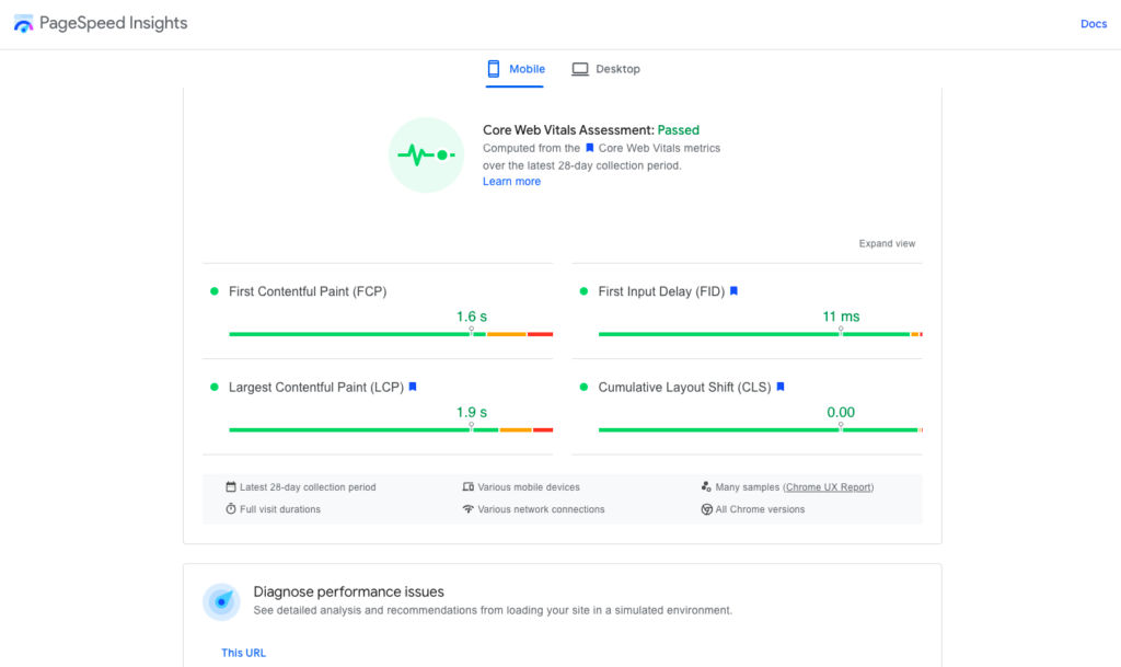 Google’s own Page Speed Insights is a great place to start.